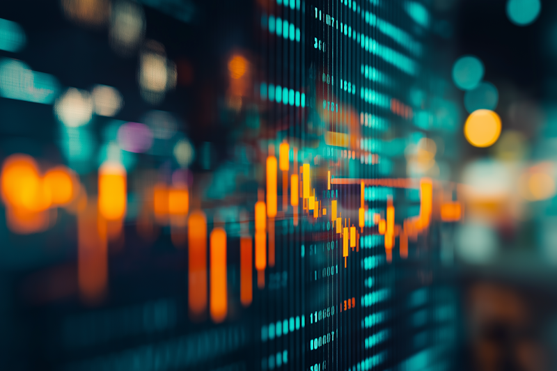 Professionelle Finanzberatung mit Diagrammen und Charts